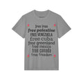 Free Palestine Graphic T-Shirt — Political Statement Tee