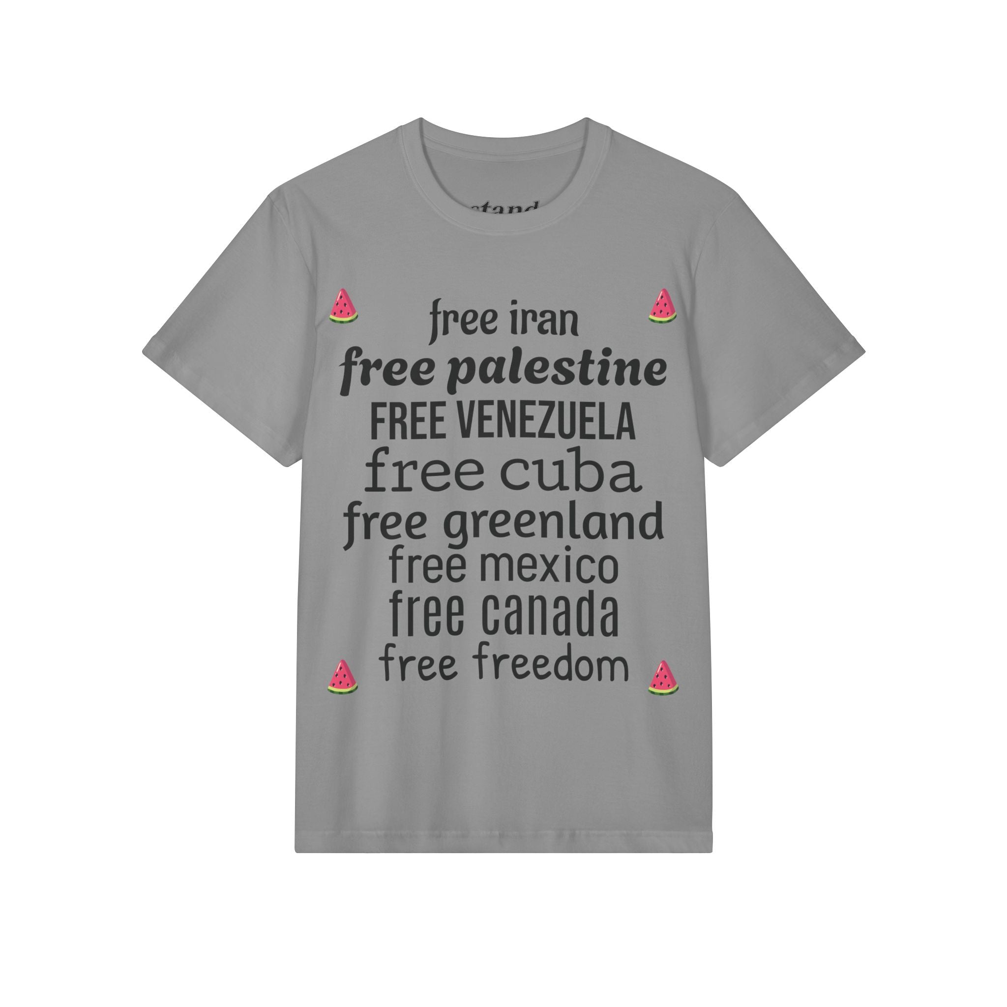 Free Palestine Graphic T-Shirt — Political Statement Tee