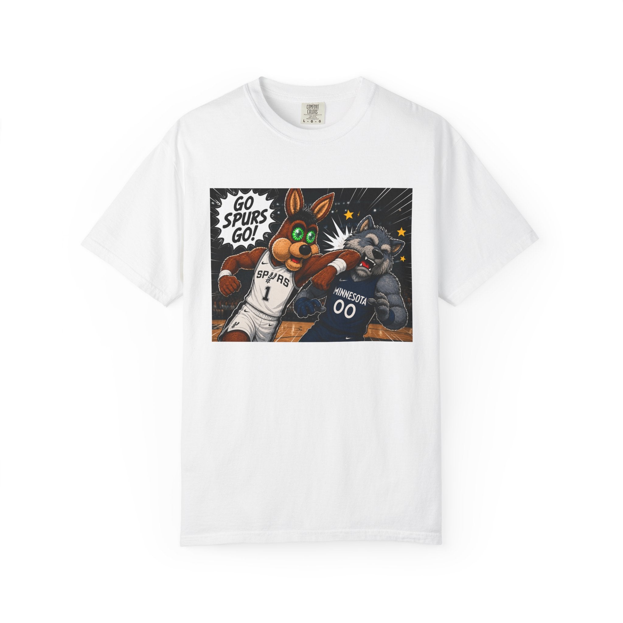 Friendly Elbow — "Go Spurs Go" Graphic Tee