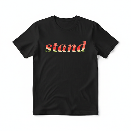Black t-shirt mockup