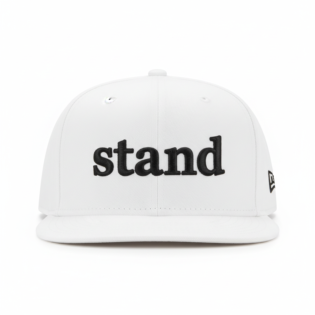White stand Snapback